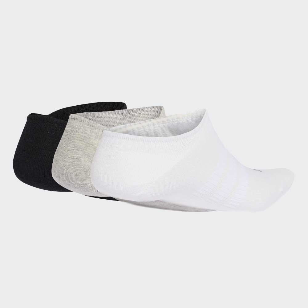 Medias Adidas T ESS NS 3P Unisex - Urbano | KD1715 Blanco/Gris/Negro