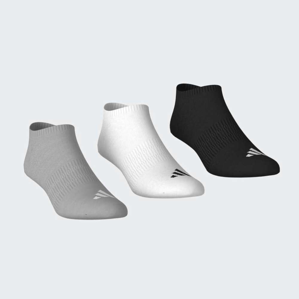 Medias Adidas T ESS NS 3P Unisex - Urbano | KD1715 Blanco/Gris/Negro
