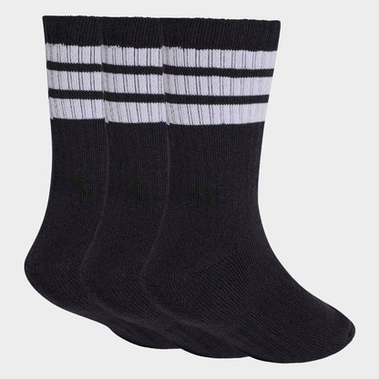 Medias Adidas 3S KD C CRW 3P Unisex - Urbano | KD1719 Negro/Blanco