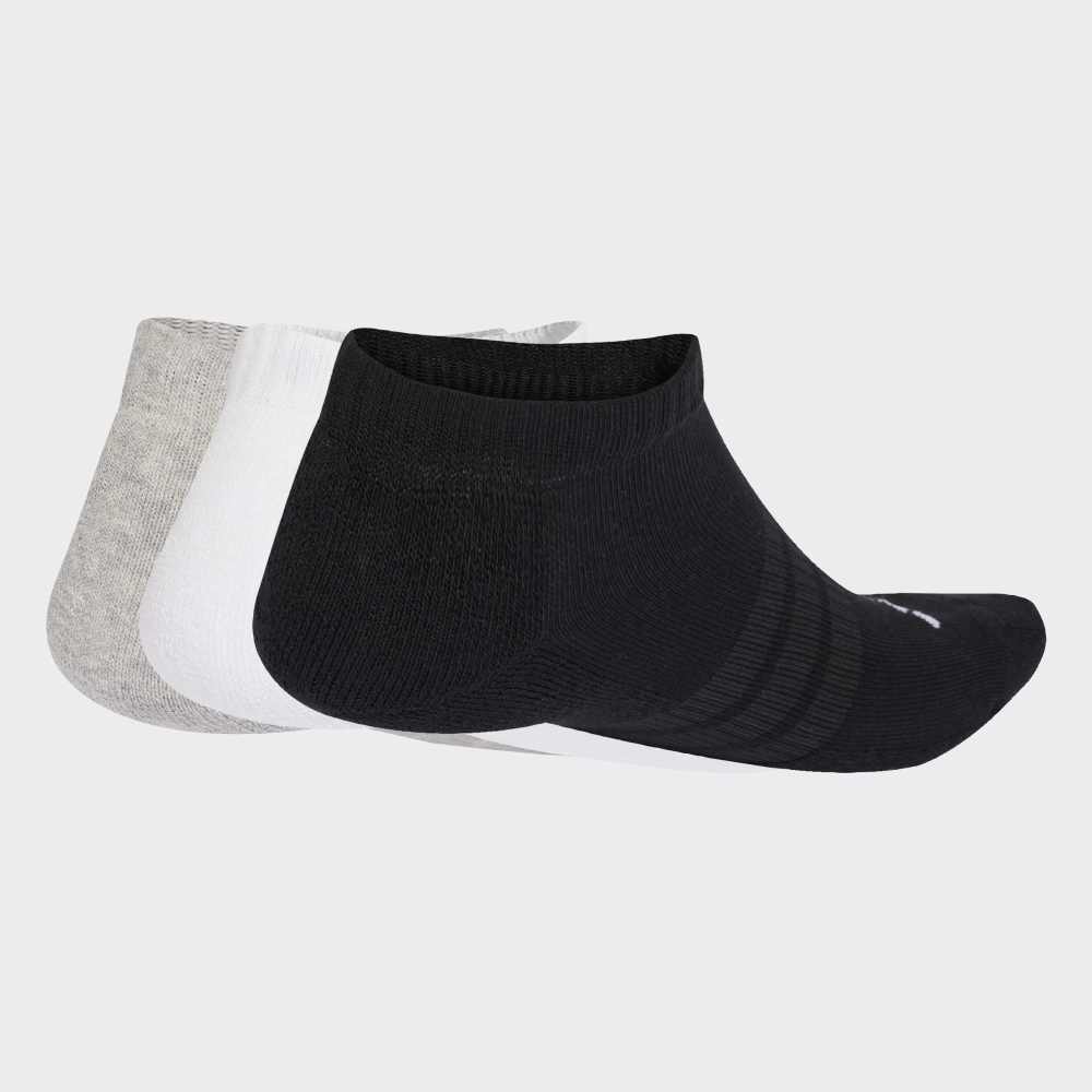 Medias Adidas C ESS LOW 3P Unisex - Urbano | KD6721 Blanco/Gris/Negro