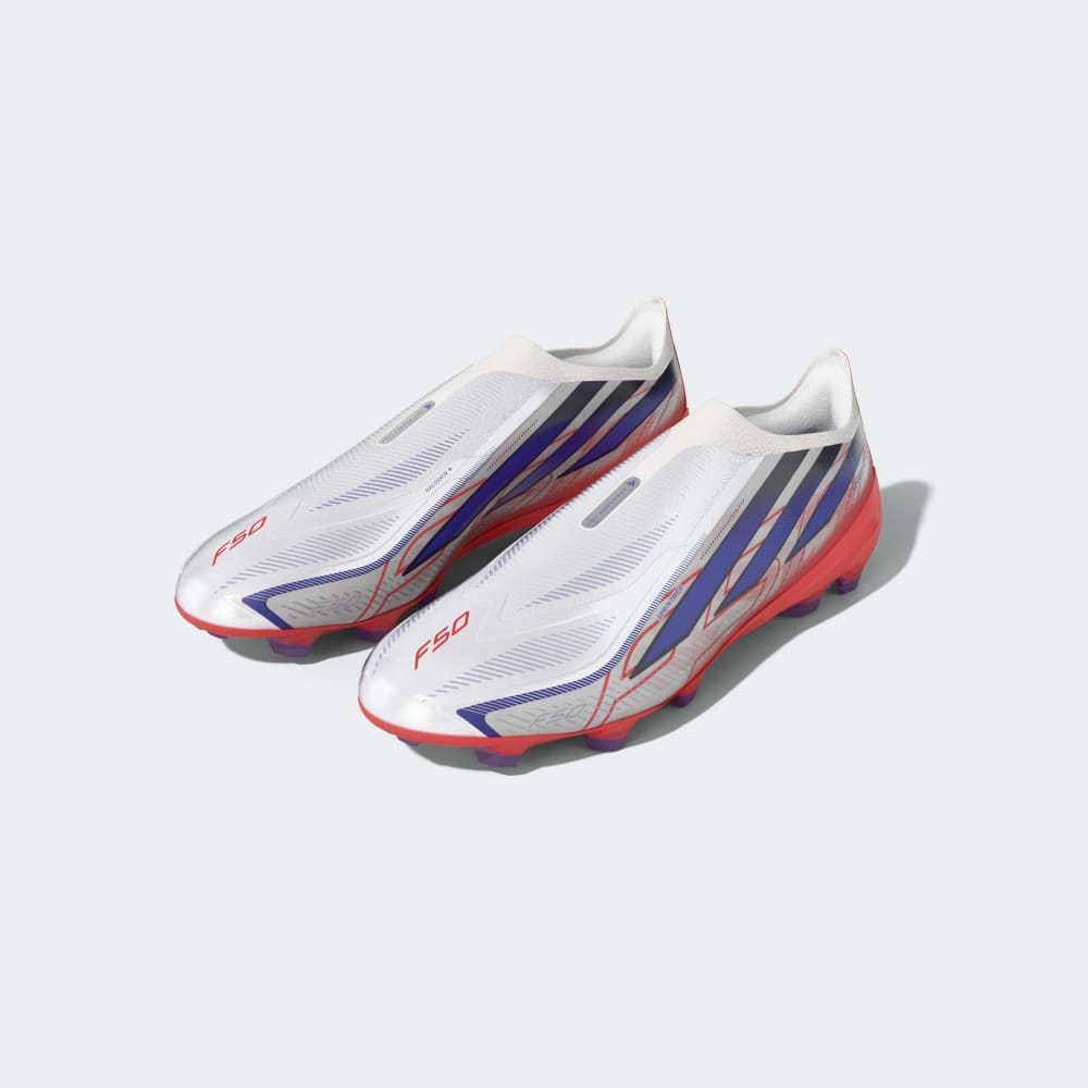 Zapatillas Adidas F50 Hyperfast Pro LL/FG Hombre - Fútbol | KH6806 Blanco/Rosa