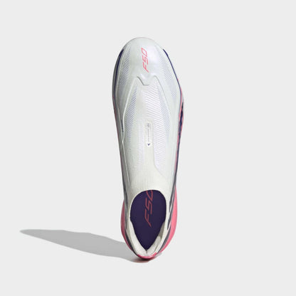 Zapatillas Adidas F50 Hyperfast Pro LL/FG Hombre - Fútbol | KH6806 Blanco/Rosa