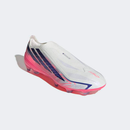 Zapatillas Adidas F50 Hyperfast Pro LL/FG Hombre - Fútbol | KH6806 Blanco/Rosa