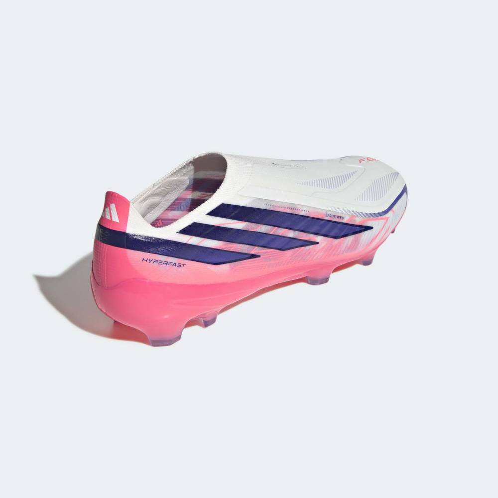Zapatillas Adidas F50 Hyperfast Pro LL/FG Hombre - Fútbol | KH6806 Blanco/Rosa