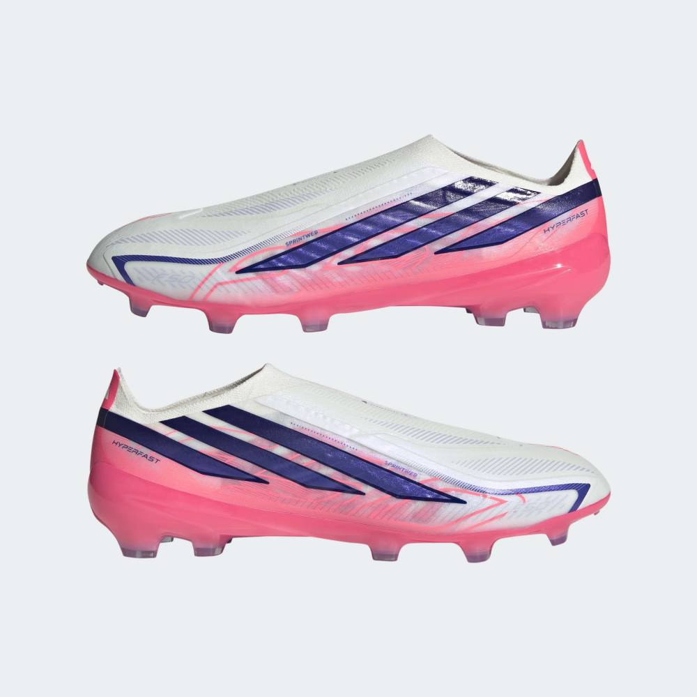 Zapatillas Adidas F50 Hyperfast Pro LL/FG Hombre - Fútbol | KH6806 Blanco/Rosa