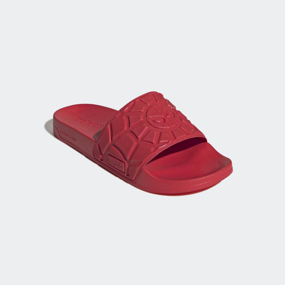 Sandalias Adidas Adilette Shower Spiderman Hombre - Urbano | KH9093 Rojo