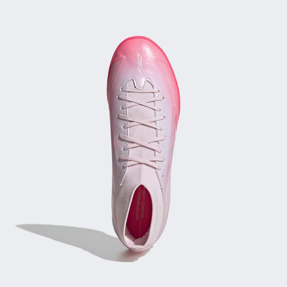 Zapatillas Adidas F50 Sparkfusion League TF Mujer - Fútbol | KI1022 Rosado / Blanco