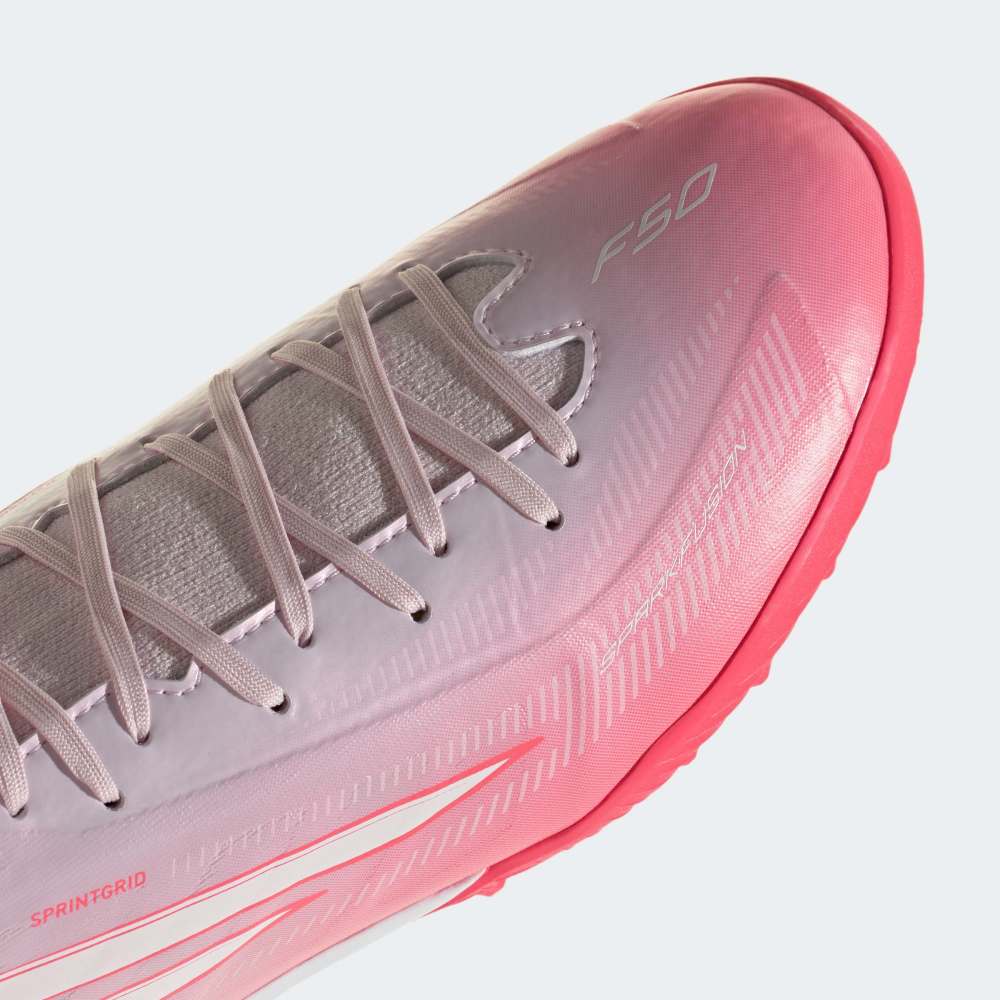 Zapatillas Adidas F50 Sparkfusion League TF Mujer - Fútbol | KI1022 Rosado / Blanco