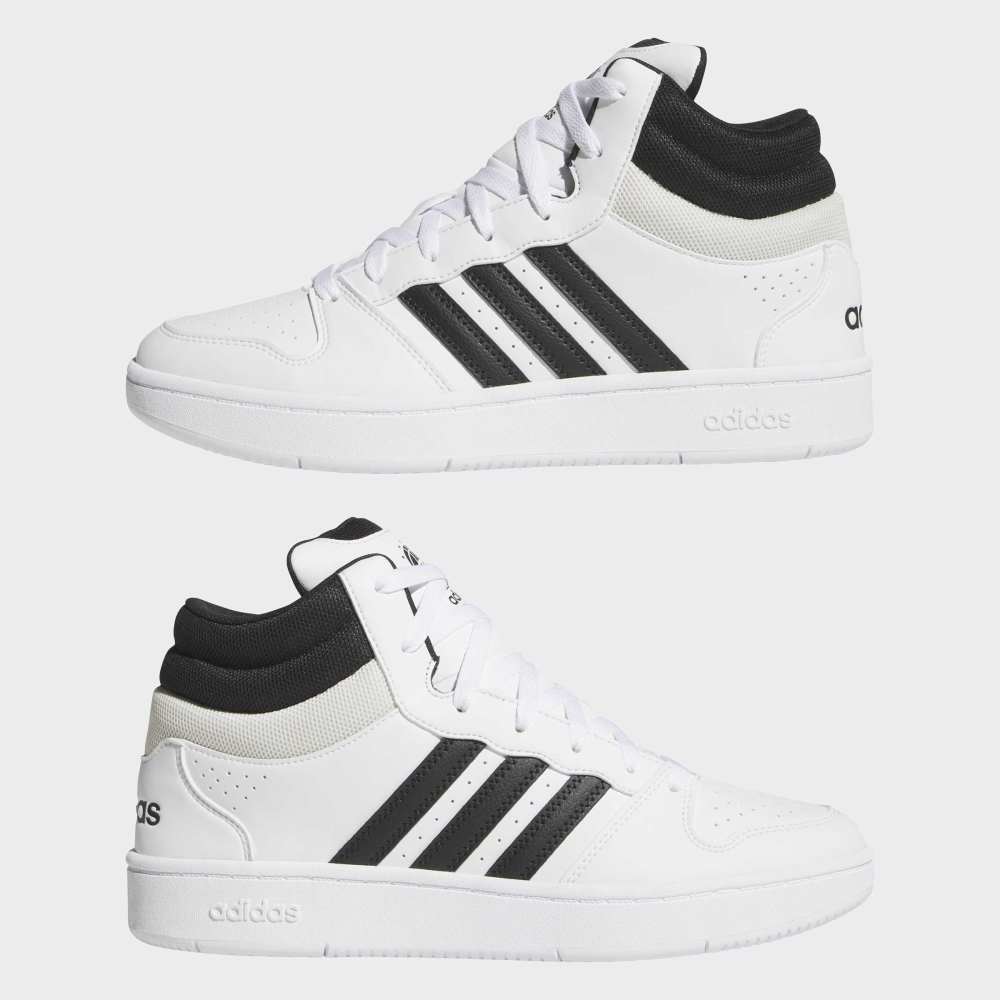 Zapatillas Adidas Hoops Mid Classic Unisex - Básquet | KI1032 Blanco