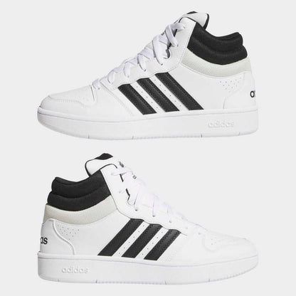 Zapatillas Adidas Hoops Mid Classic Unisex - Básquet | KI1032 Blanco