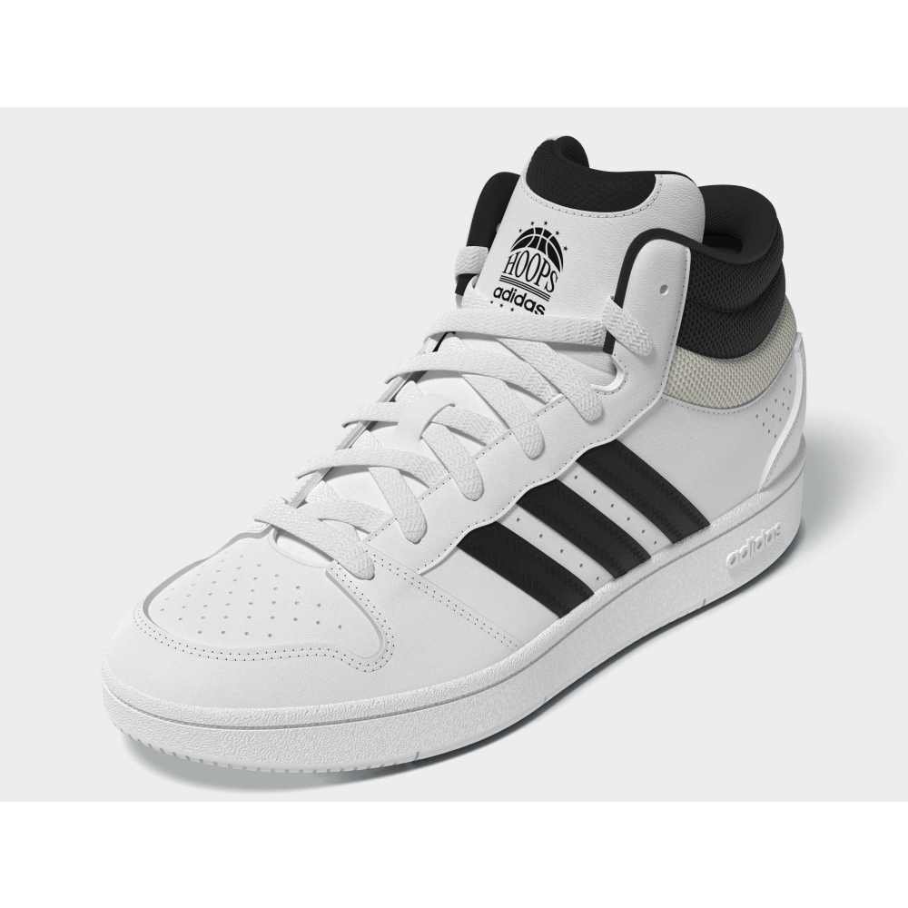 Zapatillas Adidas Hoops Mid Classic Unisex - Básquet | KI1032 Blanco