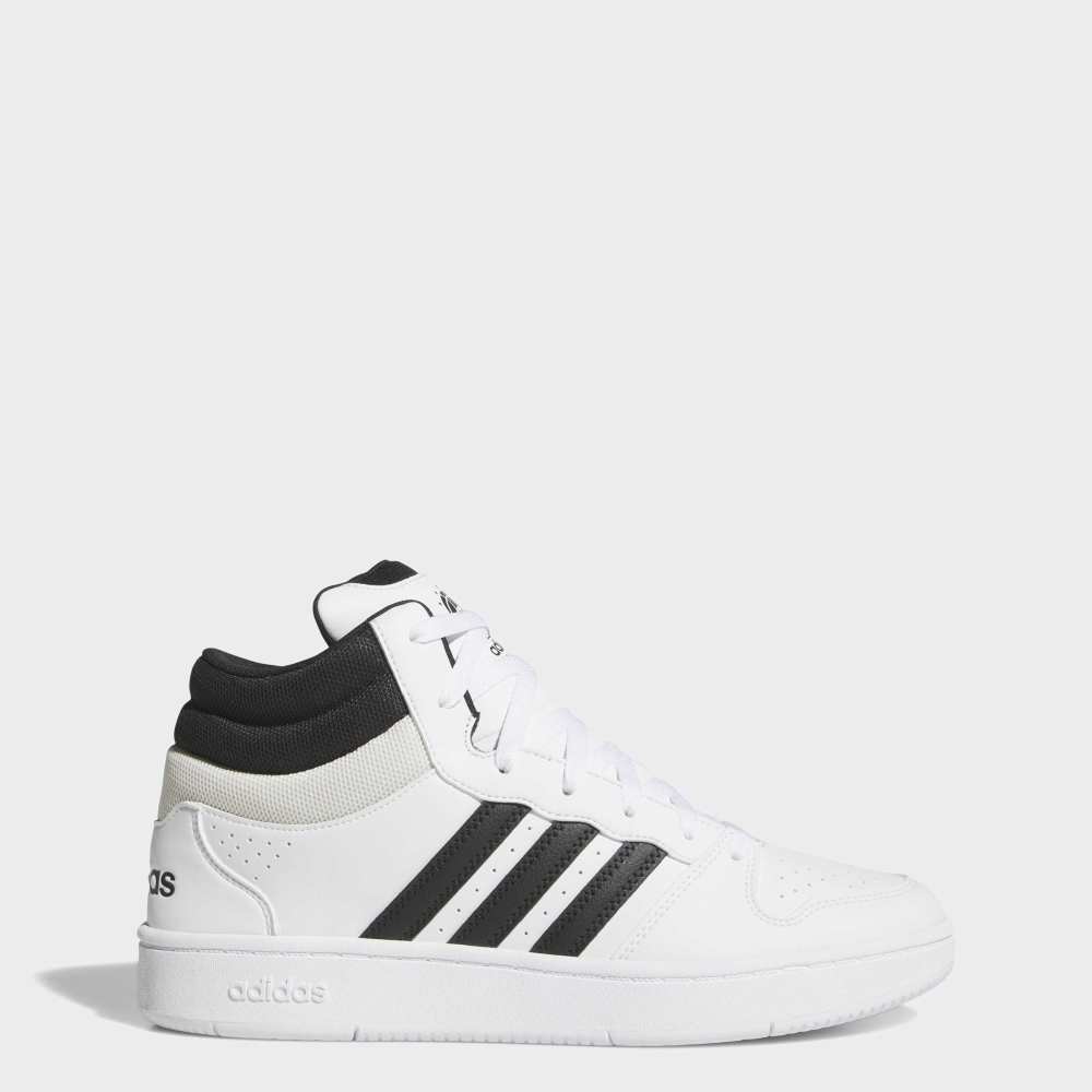 Zapatillas Adidas Hoops Mid Classic Unisex - Básquet | KI1032 Blanco