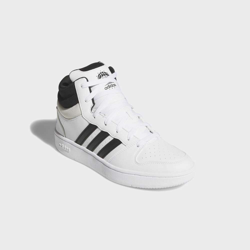 Zapatillas Adidas Hoops Mid Classic Unisex - Básquet | KI1032 Blanco