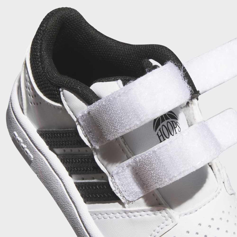 Zapatillas Adidas Hoops Classic CF Niños - Básquet | KI7320 Blanco/Negro
