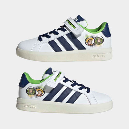 Zapatillas Adidas Grand Court Toy Story Niños - Urbano | KI9180 Blanco