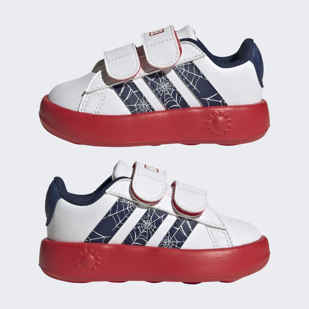 Zapatillas Adidas Grand Court Spider-Man Niños - Urbano | KI9192 Blanco/Rojo