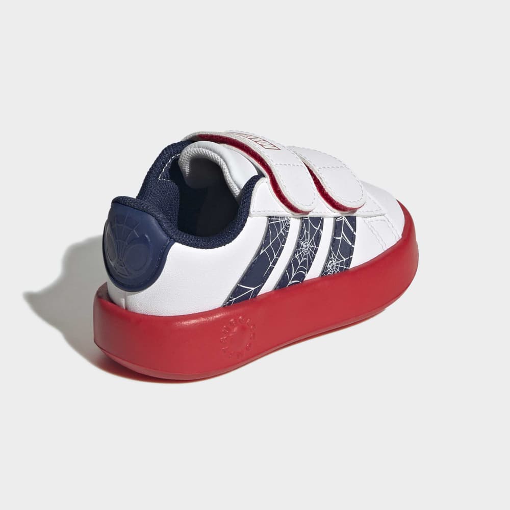 Zapatillas Adidas Grand Court Spider-Man Niños - Urbano | KI9192 Blanco/Rojo