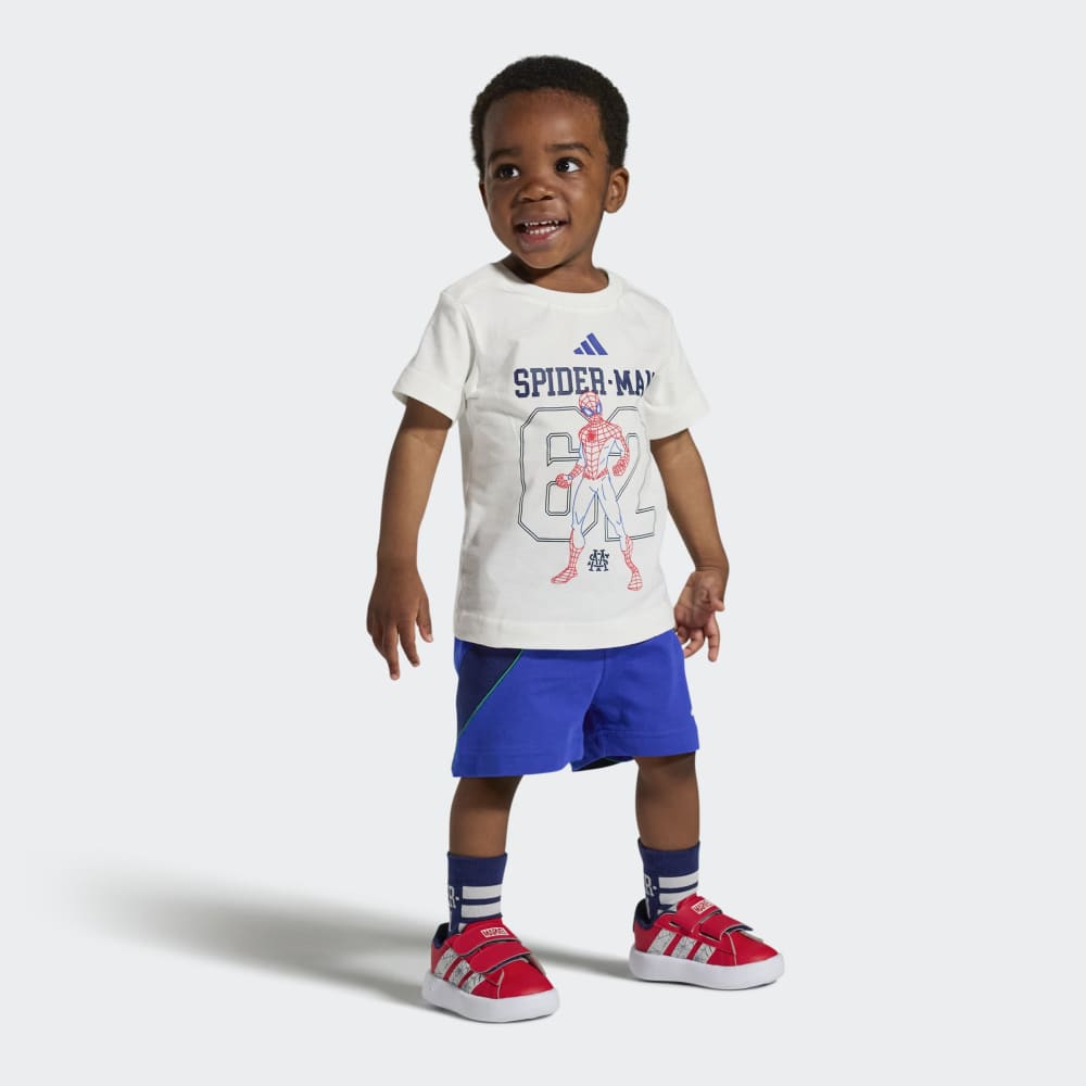 Zapatillas Adidas Grand Court Spider-Man Niños - Urbano | KI9193 Rojo/Blanco