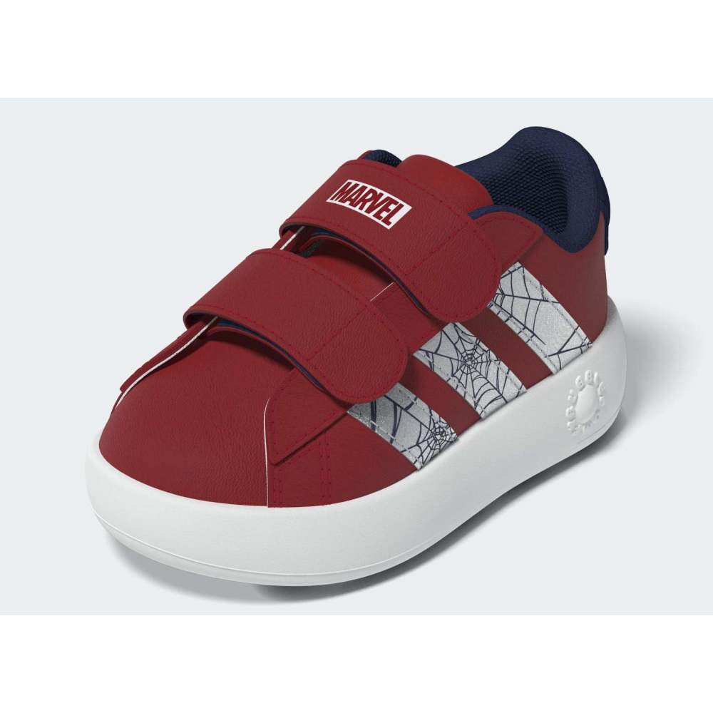 Zapatillas Adidas Grand Court Spider-Man Niños - Urbano | KI9193 Rojo/Blanco
