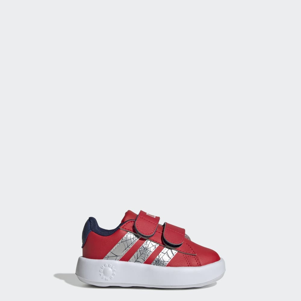 Zapatillas Adidas Grand Court Spider-Man Niños - Urbano | KI9193 Rojo/Blanco