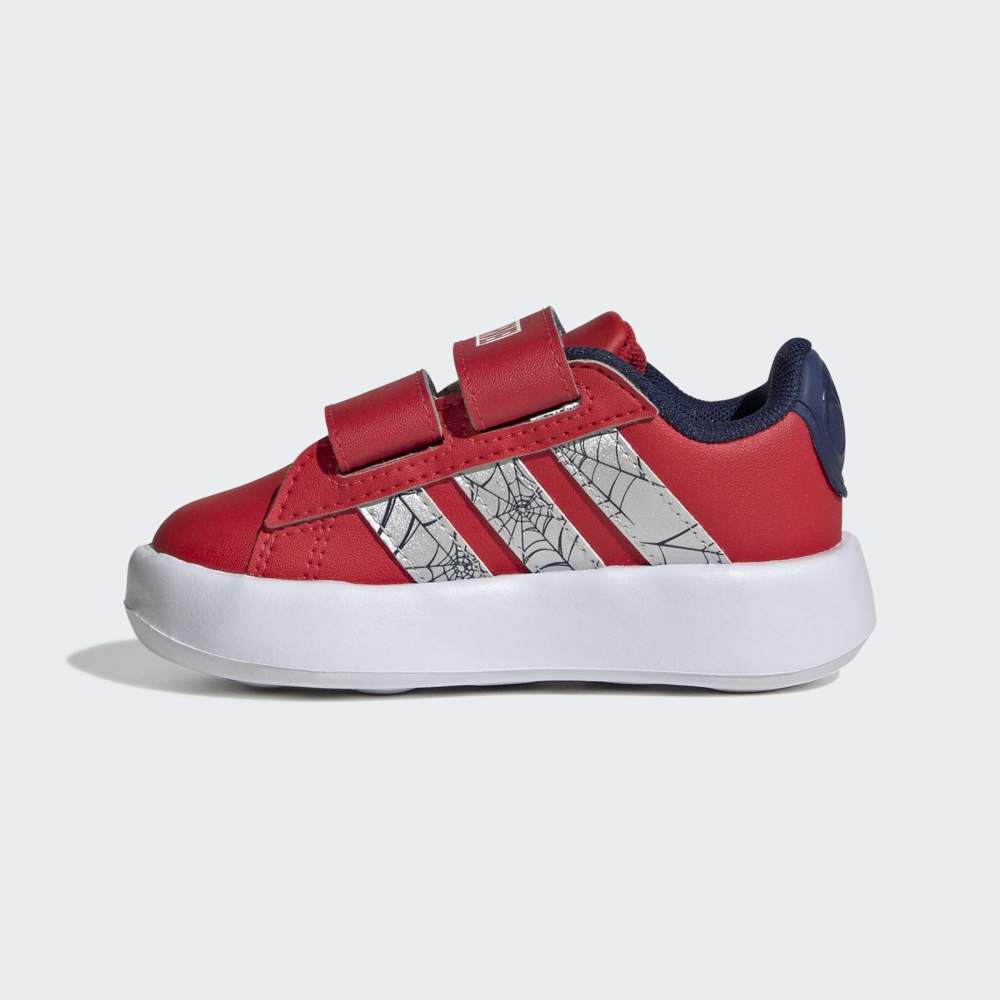Zapatillas Adidas Grand Court Spider-Man Niños - Urbano | KI9193 Rojo/Blanco