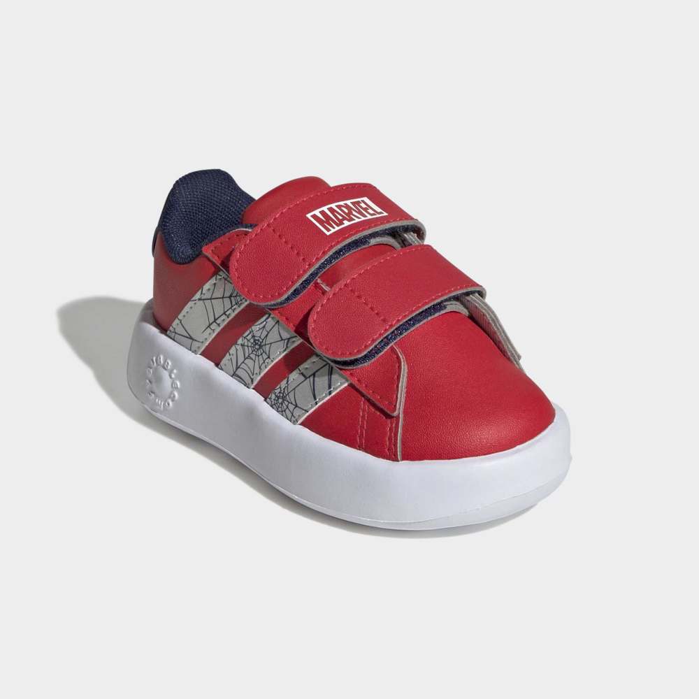 Zapatillas Adidas Grand Court Spider-Man Niños - Urbano | KI9193 Rojo/Blanco