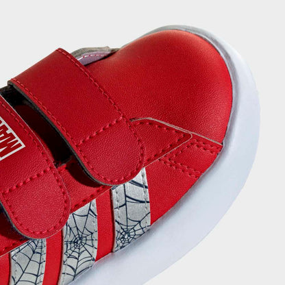 Zapatillas Adidas Grand Court Spider-Man Niños - Urbano | KI9193 Rojo/Blanco