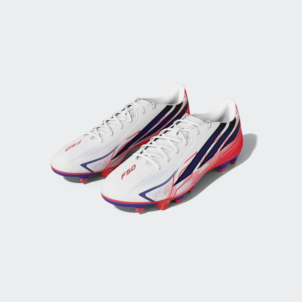 Zapatillas Adidas F50 Hyperfast Club FG/MG Hombre - Fútbol | KJ0990 Blanco