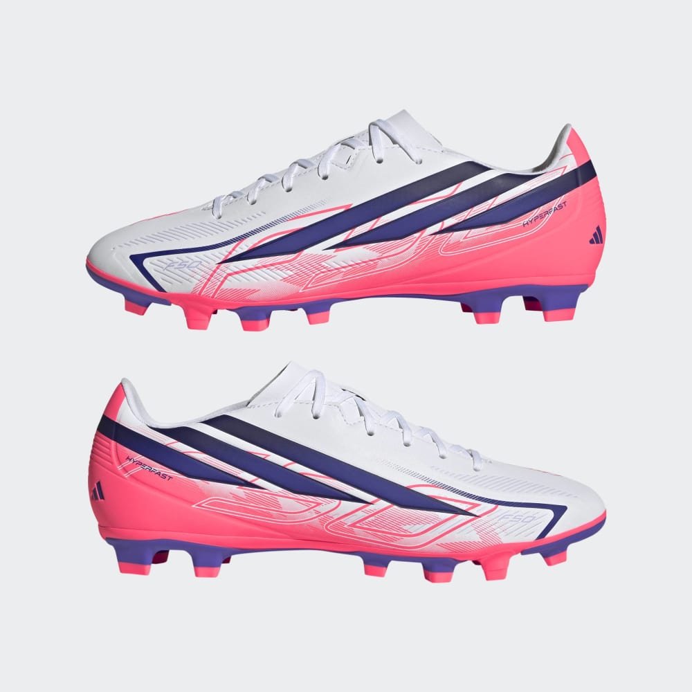 Zapatillas Adidas F50 Hyperfast Club FG/MG Hombre - Fútbol | KJ0990 Blanco