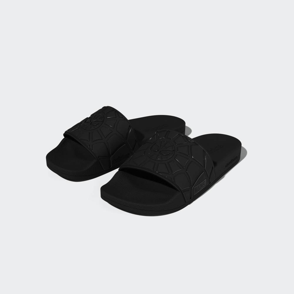 Sandalias Adidas Adilette Shower Spiderman Unisex - Urbano | KJ1796 Negro