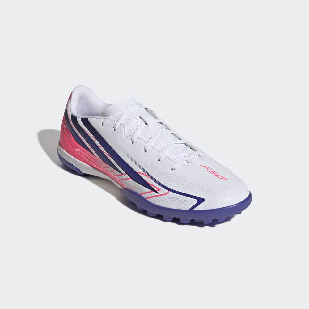 Zapatillas Adidas F50 Hyperfast Club TF Hombre - Fútbol | KJ3409 Blanco