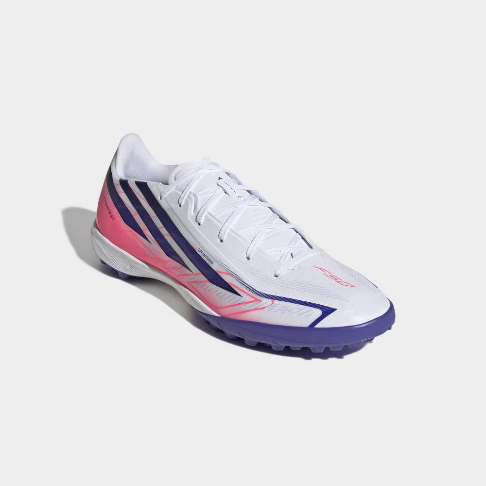 Zapatillas Adidas F50 Hyperfast League TF Hombre - Fútbol | KJ3434 Blanco / Azul
