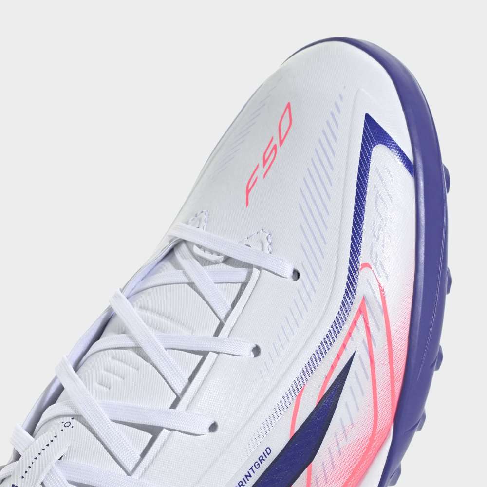 Zapatillas Adidas F50 Hyperfast League TF Hombre - Fútbol | KJ3434 Blanco / Azul