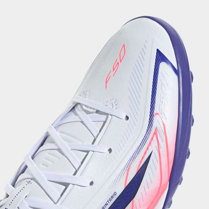 Zapatillas Adidas F50 Hyperfast League TF Hombre - Fútbol | KJ3434 Blanco / Azul