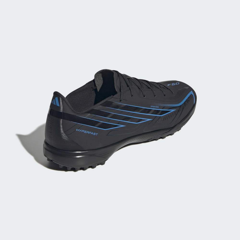 Zapatillas Adidas F50 Hyperfast League TF Hombre - Fútbol | KJ3436 Negro / Azul