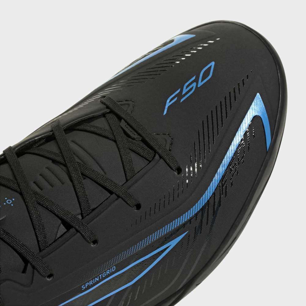 Zapatillas Adidas F50 Hyperfast League TF Hombre - Fútbol | KJ3436 Negro / Azul