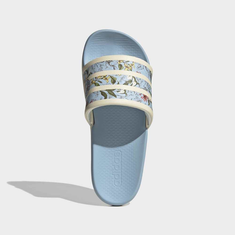 Sandalias Adidas Adilette Comfort 2.0 Unisex - Urbano | KJ5394 Beige / Azul