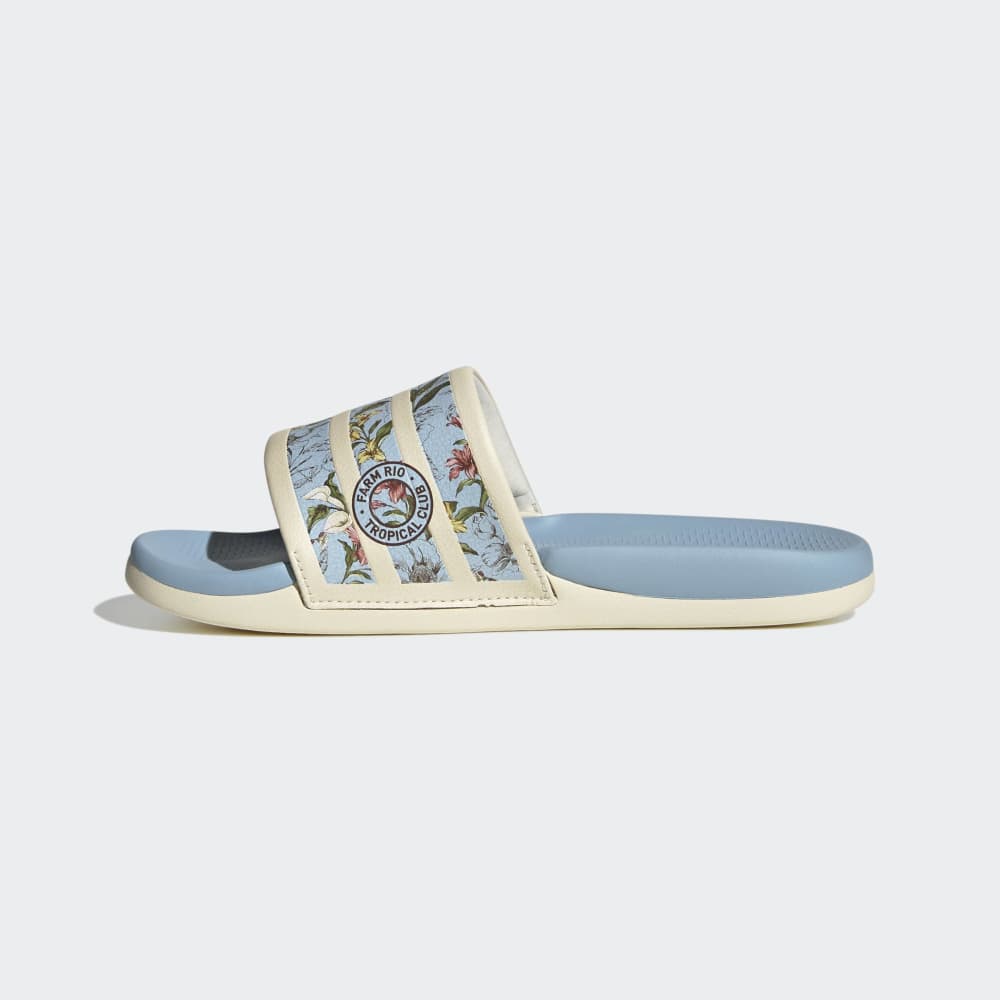 Sandalias Adidas Adilette Comfort 2.0 Unisex - Urbano | KJ5394 Beige / Azul