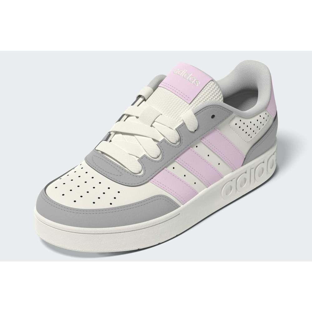 Zapatillas Adidas Breakbase Unisex - Urbano | KJ9590 Blanco/Gris/Rosa