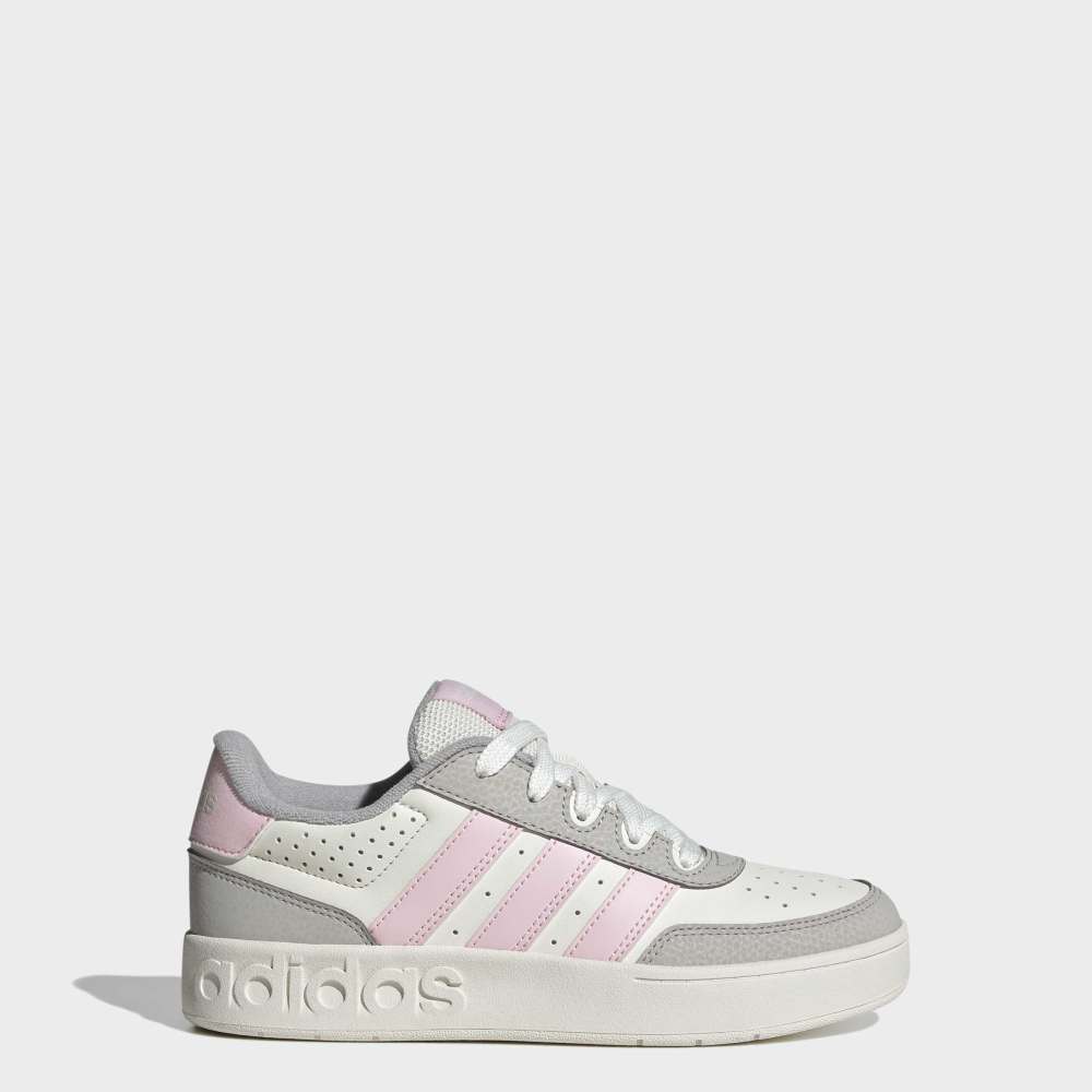 Zapatillas Adidas Breakbase Unisex - Urbano | KJ9590 Blanco/Gris/Rosa