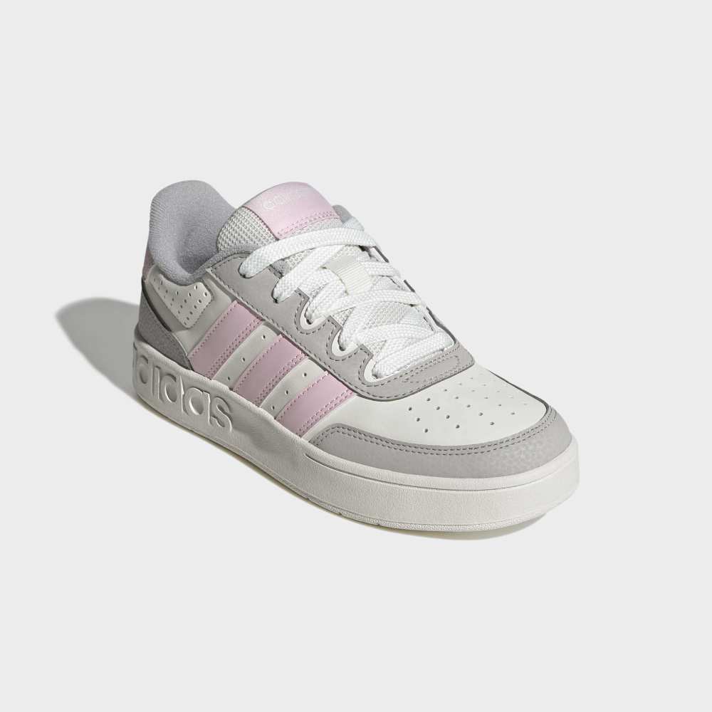 Zapatillas Adidas Breakbase Unisex - Urbano | KJ9590 Blanco/Gris/Rosa