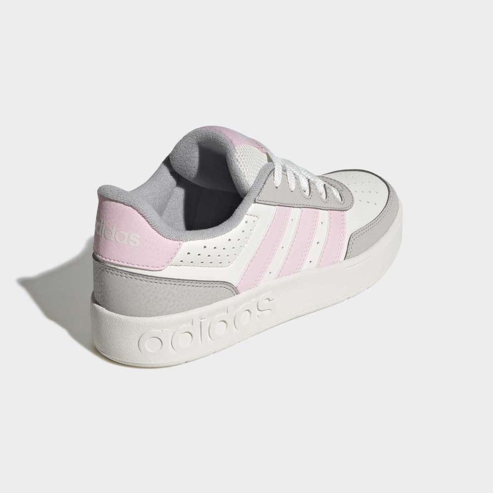 Zapatillas Adidas Breakbase Unisex - Urbano | KJ9590 Blanco/Gris/Rosa