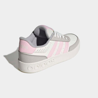 Zapatillas Adidas Breakbase Unisex - Urbano | KJ9590 Blanco/Gris/Rosa