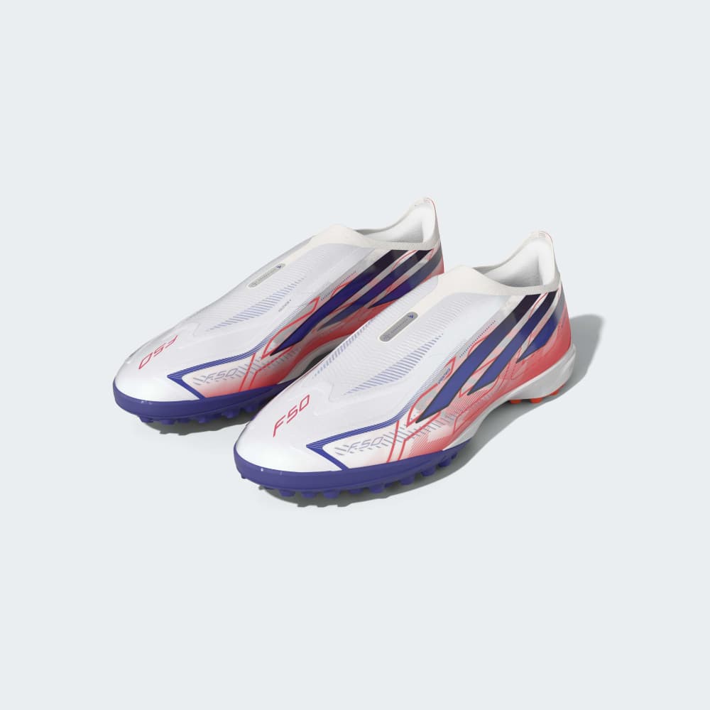 Zapatillas Adidas F50 Hyperfast Pro LL TF Hombre - Fútbol | KK1043 Blanco / Azul