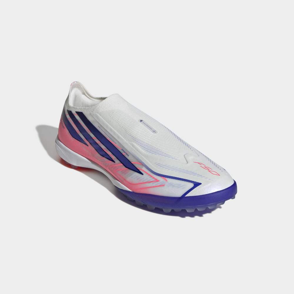 Zapatillas Adidas F50 Hyperfast Pro LL TF Hombre - Fútbol | KK1043 Blanco / Azul