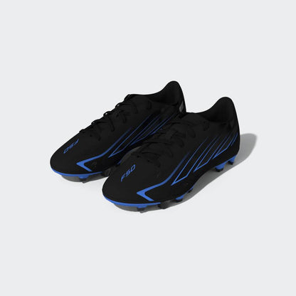 Zapatillas Adidas F50 Hyperfast Club FG/MG J Unisex - Fútbol | KK1306 Negro / Azul