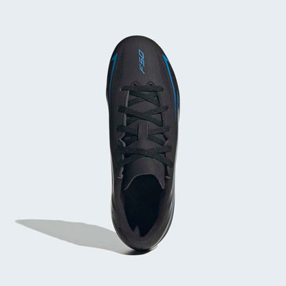 Zapatillas Adidas F50 Hyperfast Club FG/MG J Unisex - Fútbol | KK1306 Negro / Azul