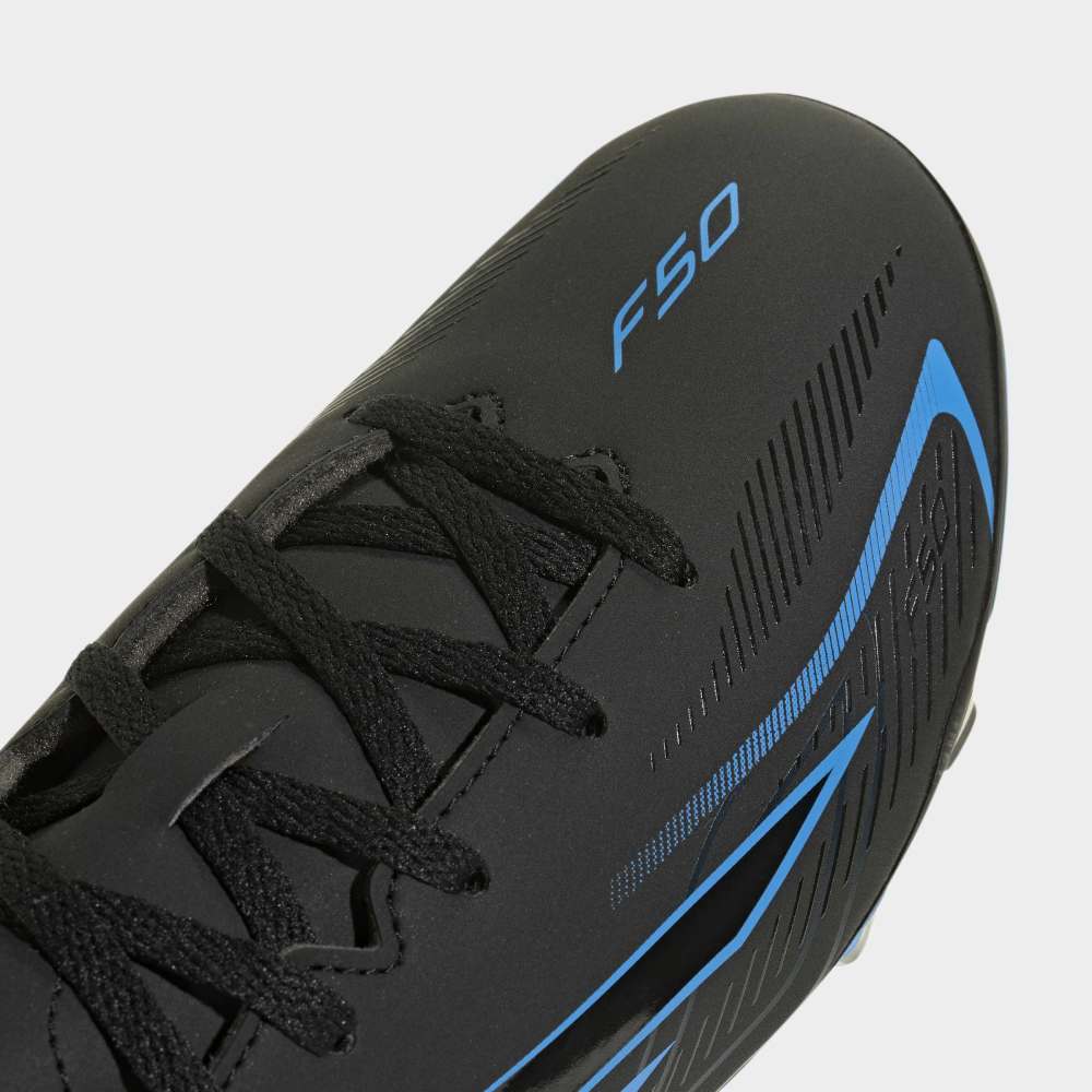 Zapatillas Adidas F50 Hyperfast Club FG/MG J Unisex - Fútbol | KK1306 Negro / Azul