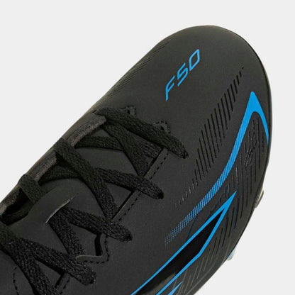 Zapatillas Adidas F50 Hyperfast Club FG/MG J Unisex - Fútbol | KK1306 Negro / Azul