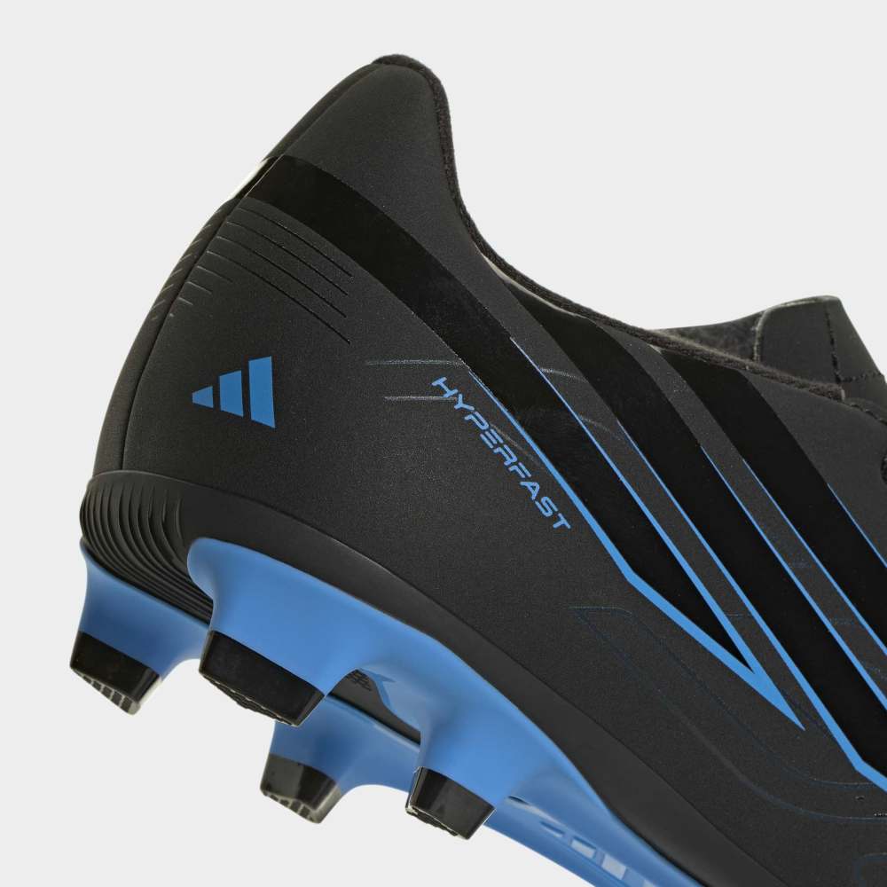 Zapatillas Adidas F50 Hyperfast Club FG/MG J Unisex - Fútbol | KK1306 Negro / Azul